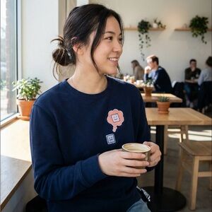 Acne Studios Emoji Navy Sweatshirt